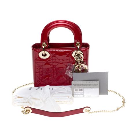 mini lady dior patent red|Dior Store Locator.